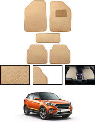 ABJD Leatherite Standard Mat For  Hyundai Creta(Beige)