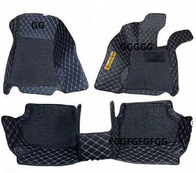 Auckkien Leather 7D Mat For  Hyundai Verna(Black)