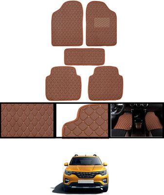 CCMM Leatherite Standard Mat For  Renault Universal For Car(Brown)