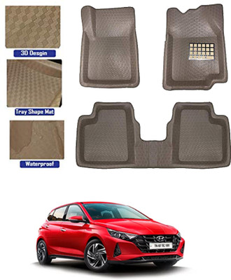 MATIES Plastic Tray Mat For  Hyundai i20(Beige)