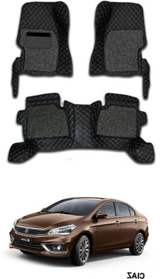VIAZ VENTURES Leatherite 7D Mat For  Maruti Suzuki Ciaz(Black)
