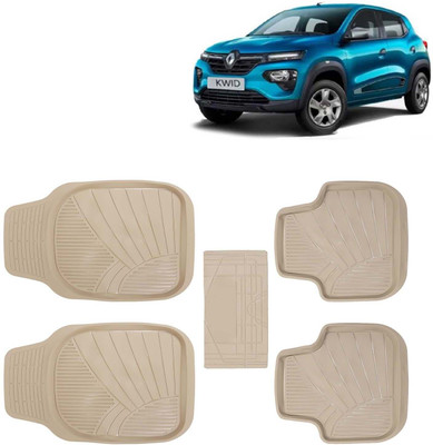 Kingsway PVC Tray Mat For  Renault Kwid(Beige)