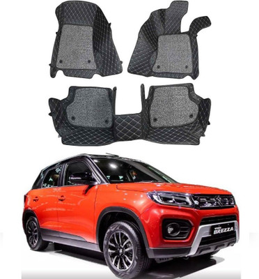 KUNTAIL ENTERPRISES Leatherite 7D Mat For  Maruti Suzuki Vitara Brezza(Black)