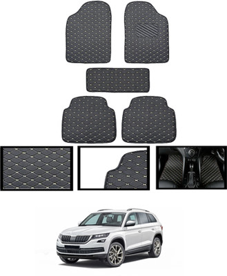 CCMM Leatherite Standard Mat For  Skoda Kodiaq(Black)
