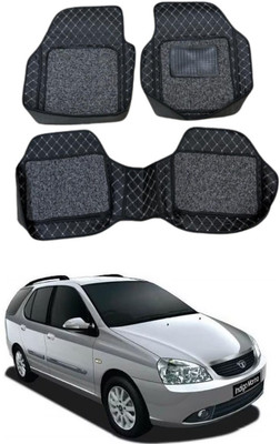ARNEJA Leatherite 7D Mat For  Tata Indigo Marina(Black)