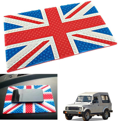 PEEPS STORE Rubber Tray Mat For  Maruti Suzuki Gypsy(Red, Blue)