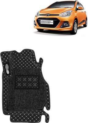 KUNTAIL ENTERPRISES Leatherite 7D Mat For  Hyundai Grand i10(Black)