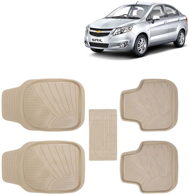 Kingsway PVC Tray Mat For  Chevrolet Sail(Beige)