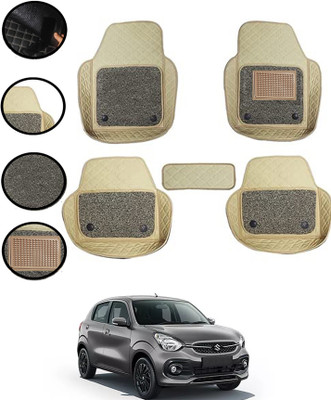 MATIES Leatherite 7D Mat For  Maruti Celerio(Beige)
