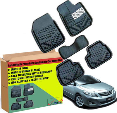 Autowhrib Plastic 3D Mat For  Toyota Corolla Altis(Black)