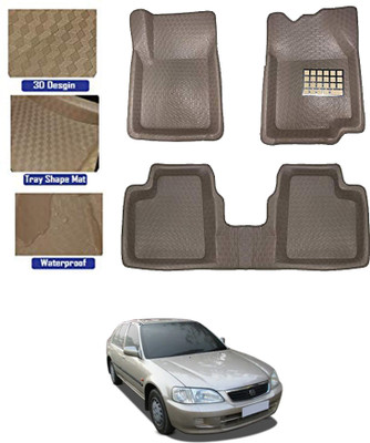 MATIES Plastic Tray Mat For  Honda City(Beige)