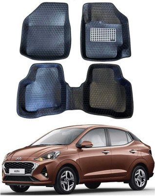ARNEJA Polyutherine 5D Mat For  Hyundai Aura(Black)