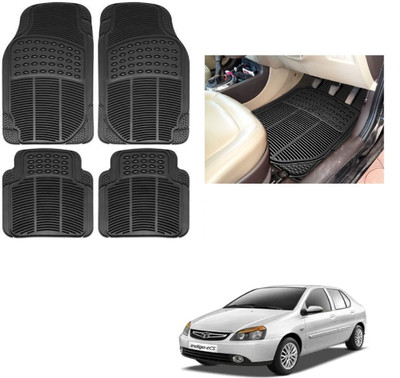 ROSHNEER ENTERPRISES Rubber Standard Mat For  Tata Indigo CS(Black)