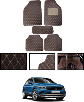 AYW Leatherite Standard Mat For  Volkswagen Tiguan(Beige)