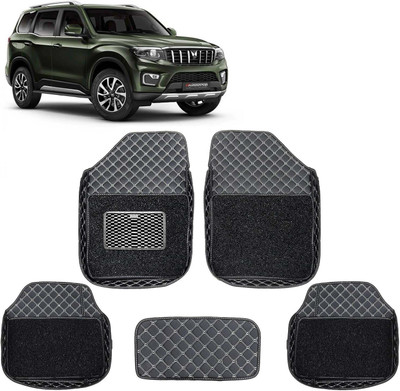 onefit enterprises Leatherite 7D Mat For  Mahindra Scorpio N (7 Seater)(Black)