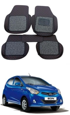 ARNEJA Leatherite 7D Mat For  Hyundai Eon(Black)