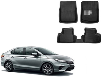 Autorepute PVC 5D Mat For  Honda City(Black)