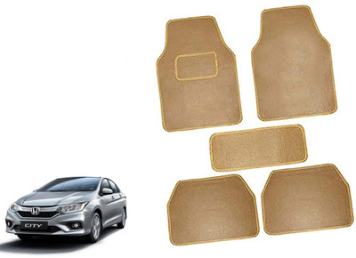 AUTO PEARL Polyester Standard Mat For  Honda City i-Dtec(Beige)
