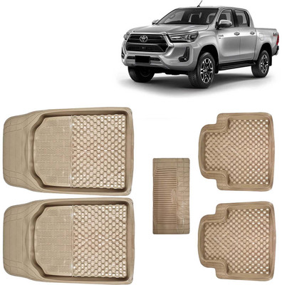 Kingsway PVC Tray Mat For  Toyota Universal For Car(Beige)