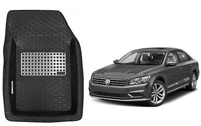 SLSHILPA Plastic Tray Mat For  Volkswagen Passat(Black)