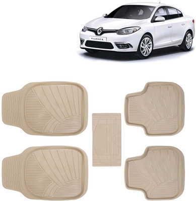 Kingsway PVC Tray Mat For  Renault Fluence(Beige)