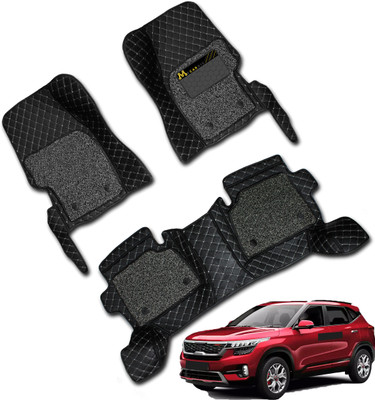 Mecarnic Leatherite 7D Mat For  Kia Seltos(Black)