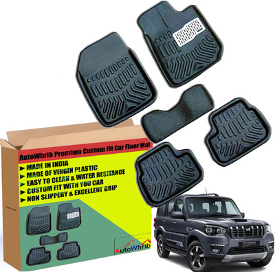 Autowhrib Plastic 3D Mat For  Mahindra Scorpio(Black)