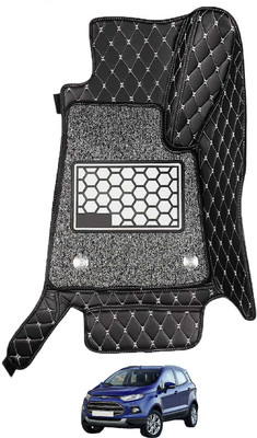 Euro Care Leatherite 7D Mat For  Ford Ecosport(Black)