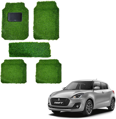 Oshotto Rubber, Plastic Standard Mat For  Maruti Suzuki Swift(Green)
