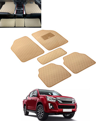 MSNP Leatherite Standard Mat For  Universal For Car(Beige)