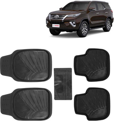 Kingsway PVC Tray Mat For  Toyota Fortuner(Black)