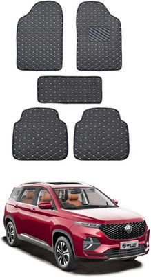 MATIES Leatherite Standard Mat For  MG Hector Plus(Black)