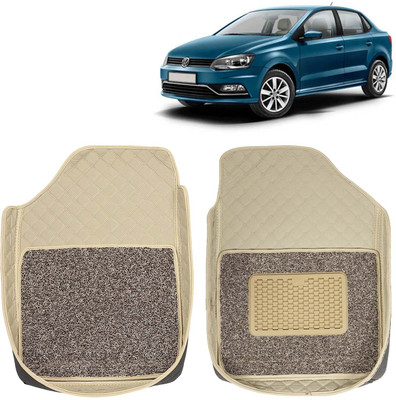 Kingsway Leatherite 7D Mat For  Volkswagen Ameo(Beige)