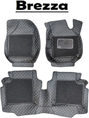 Autoxygen Leatherite 7D Mat For  Maruti Vitara Brezza(Black)