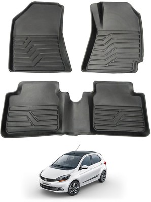 AYW PVC Tray Mat For  Tata Tiago(Black)