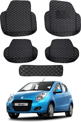 MATIES Leatherite 7D Mat For  Maruti Suzuki A-Star(Black)