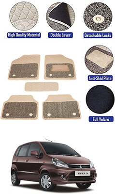 MATIES PVC 7D Mat For  Tata Zen Estilo(Beige)