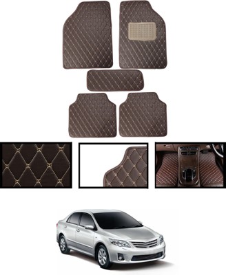 ABJD Leatherite Standard Mat For  Toyota Altis(Brown)