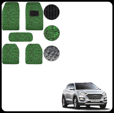 SEMAPHORE PVC, Rubber Standard Mat For  Hyundai Tucson(Green, Black)