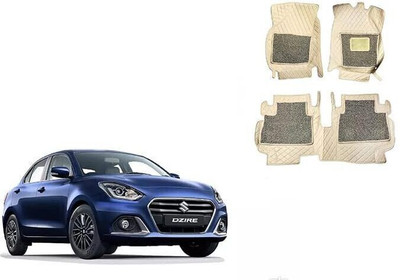 Autorepute Leather 7D Mat For  Maruti Suzuki New Dzire(Beige)