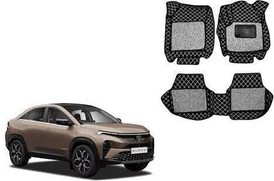 Autorepute Leather 7D Mat For  Tata Curvv(Black)