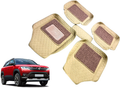 AUTO PEARL Leatherite 7D Mat For  Maruti Vitara Brezza(Beige)