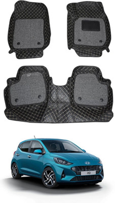 TOFIT ENTERPRISES Leatherite 7D Mat For  Hyundai Grand i10(Black)
