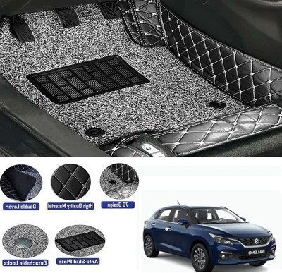 TOFIT ENTERPRISE Leather 7D Mat For  Maruti Baleno(Black)