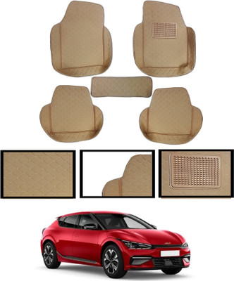 MSNP Leatherite 7D Mat For  Kia EV6(Beige)