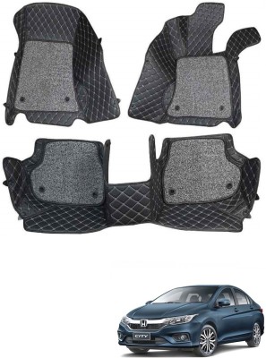 ARNEJA Leatherite 7D Mat For  Honda City i-Vtec(Black)