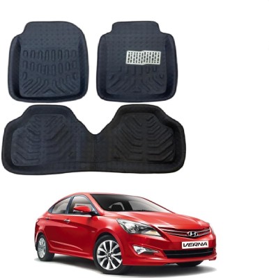 ROSHNEER ENTERPRISES PVC 3D Mat For  Hyundai Verna(Black)