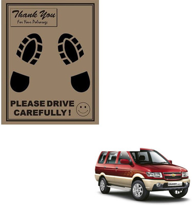 SEMAPHORE Paper Disposable Paper Mat For  Chevrolet Tavera(Brown)