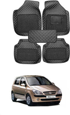 arneja trading company Leatherite 7D Mat For  Hyundai Getz Prime(Black)