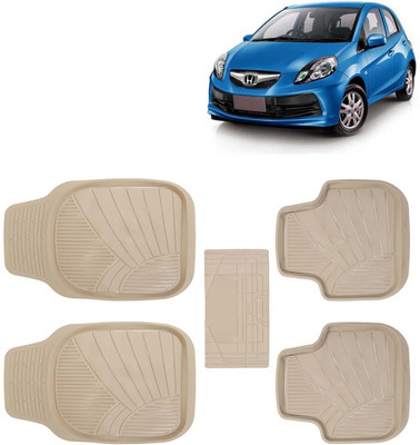 Kingsway PVC Tray Mat For  Honda Brio(Beige)